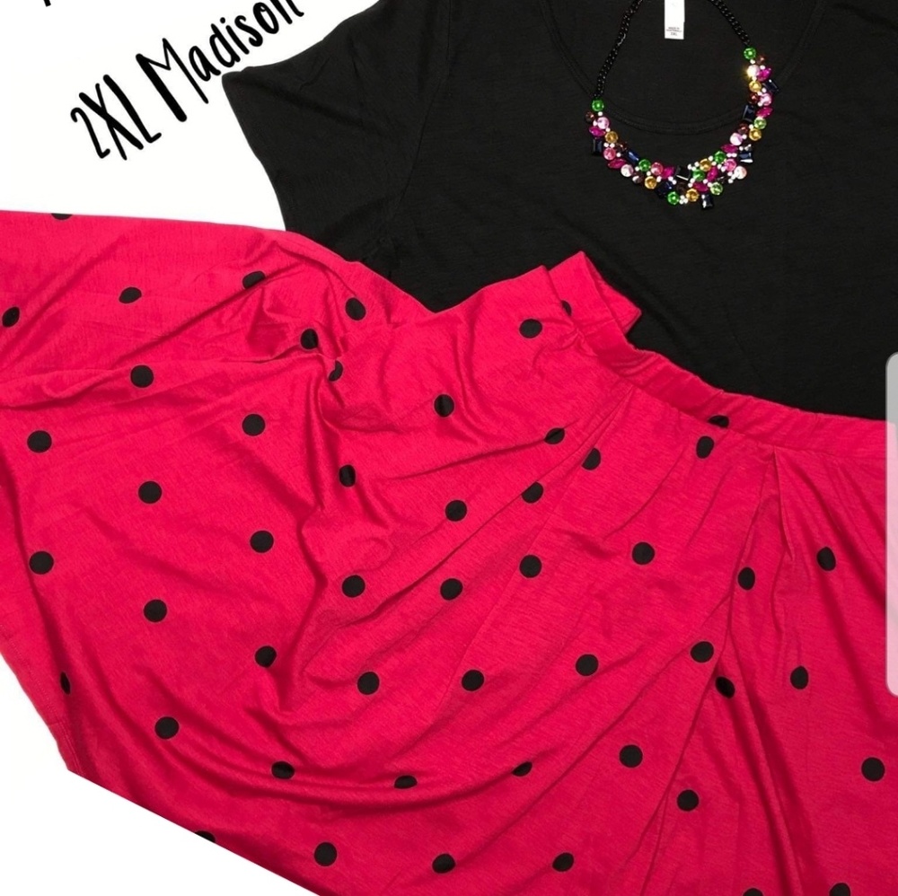 Brand NWT Lularoe Madison 2x *pockets *
